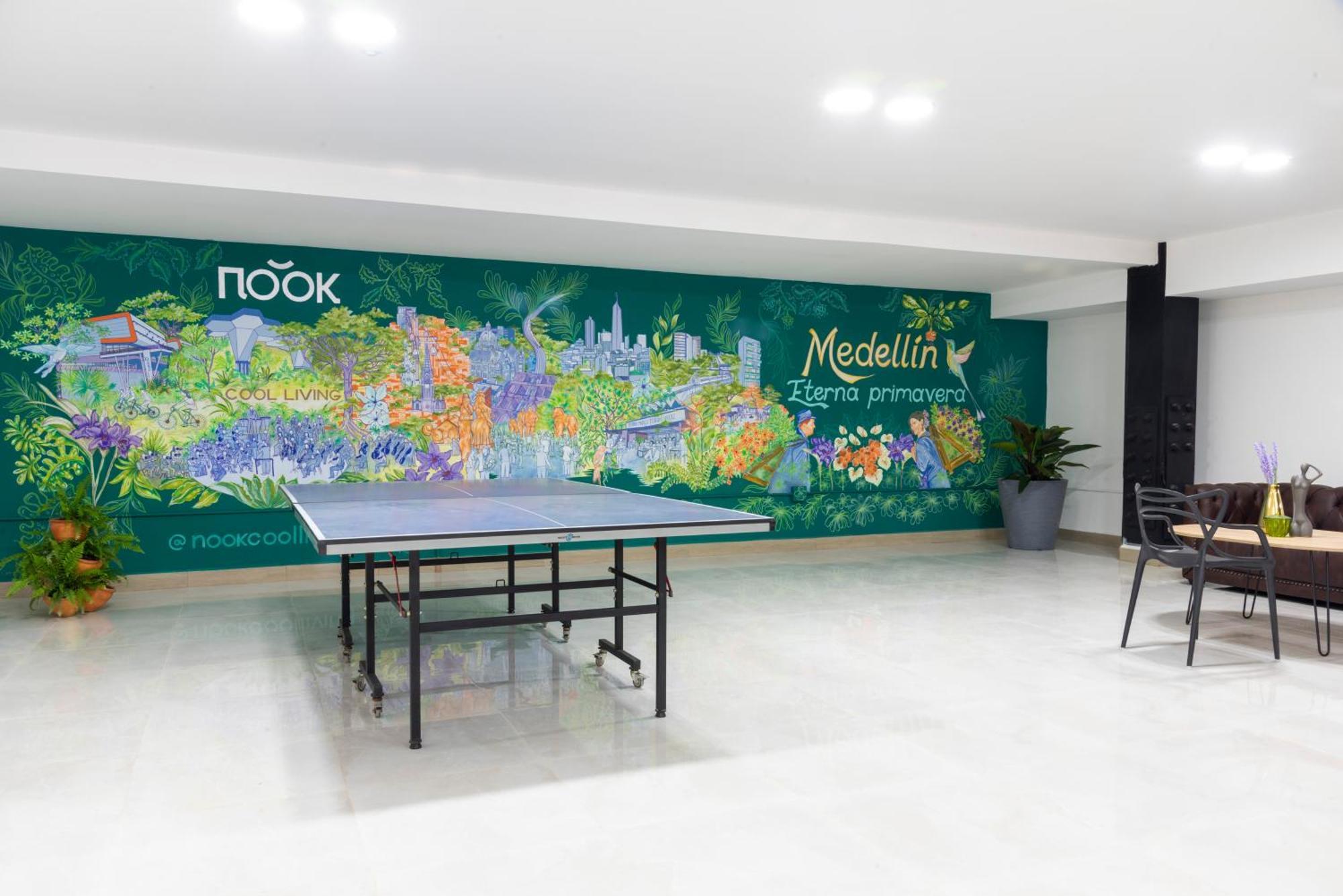 Nook Apartamentos En El Corazon De Medellín Zewnętrze zdjęcie