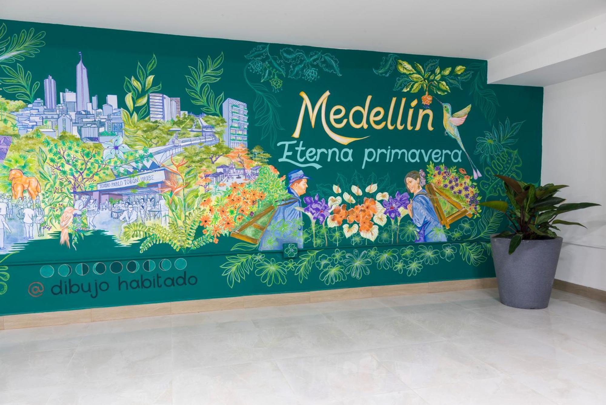 Nook Apartamentos En El Corazon De Medellín Zewnętrze zdjęcie